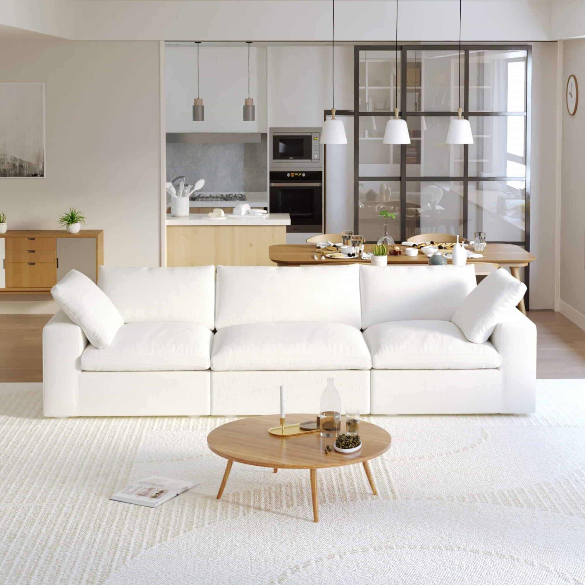 Zen Sky Cloud Sectional Sofa