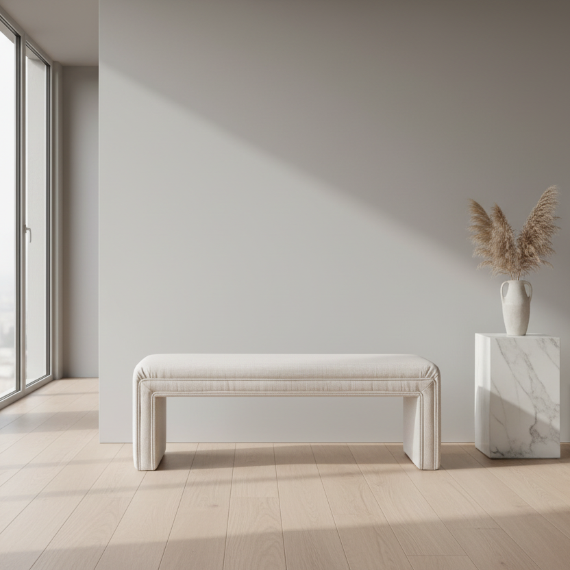 MADE IN CANADA BIG U BENCH GY-BEN-8715 Majestic fabric