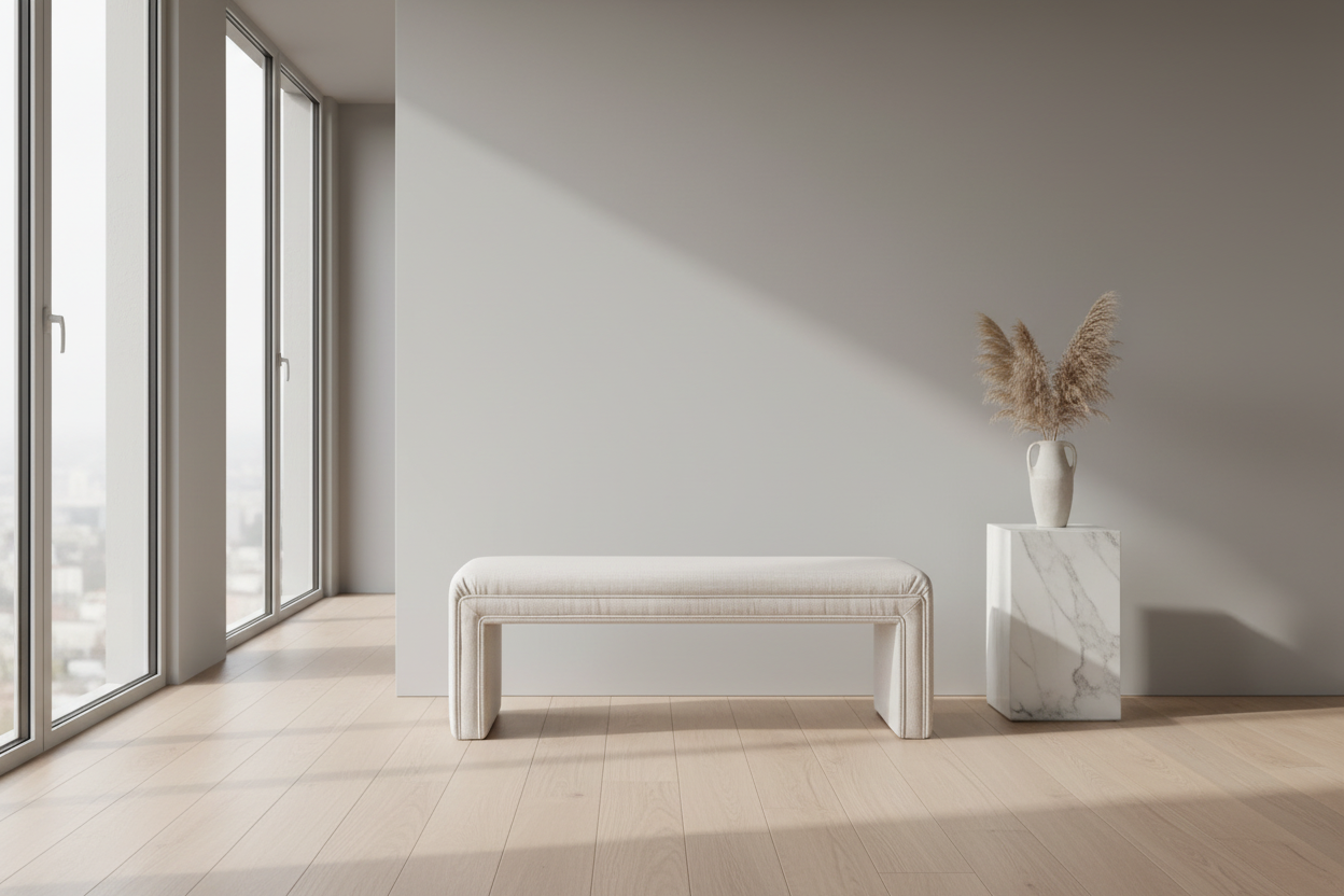 MADE IN CANADA BIG U BENCH GY-BEN-8715 Majestic fabric