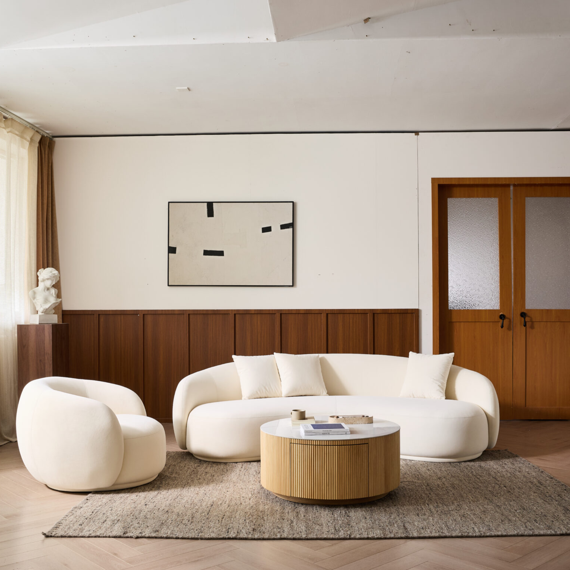 Artistic Cashew Shaped Sofa