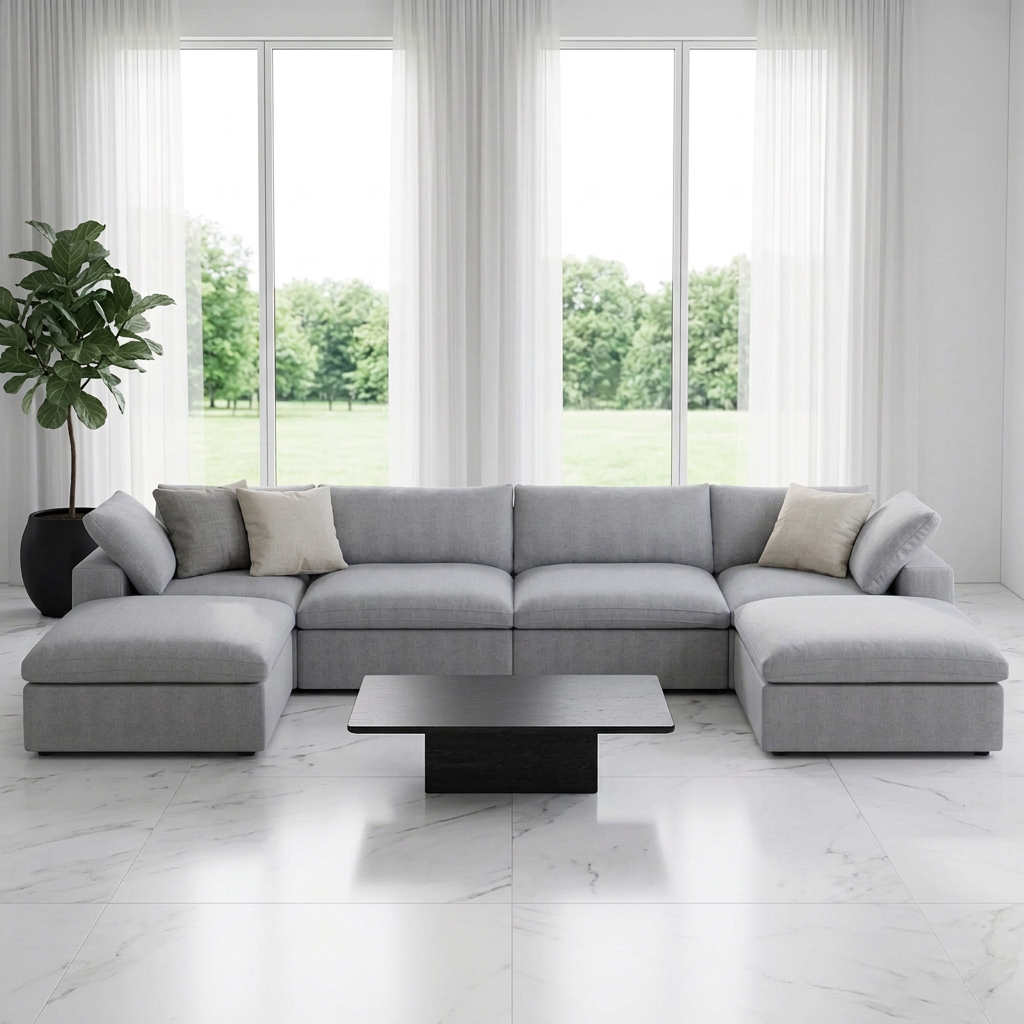 Zen Cloud Sectional Sofa