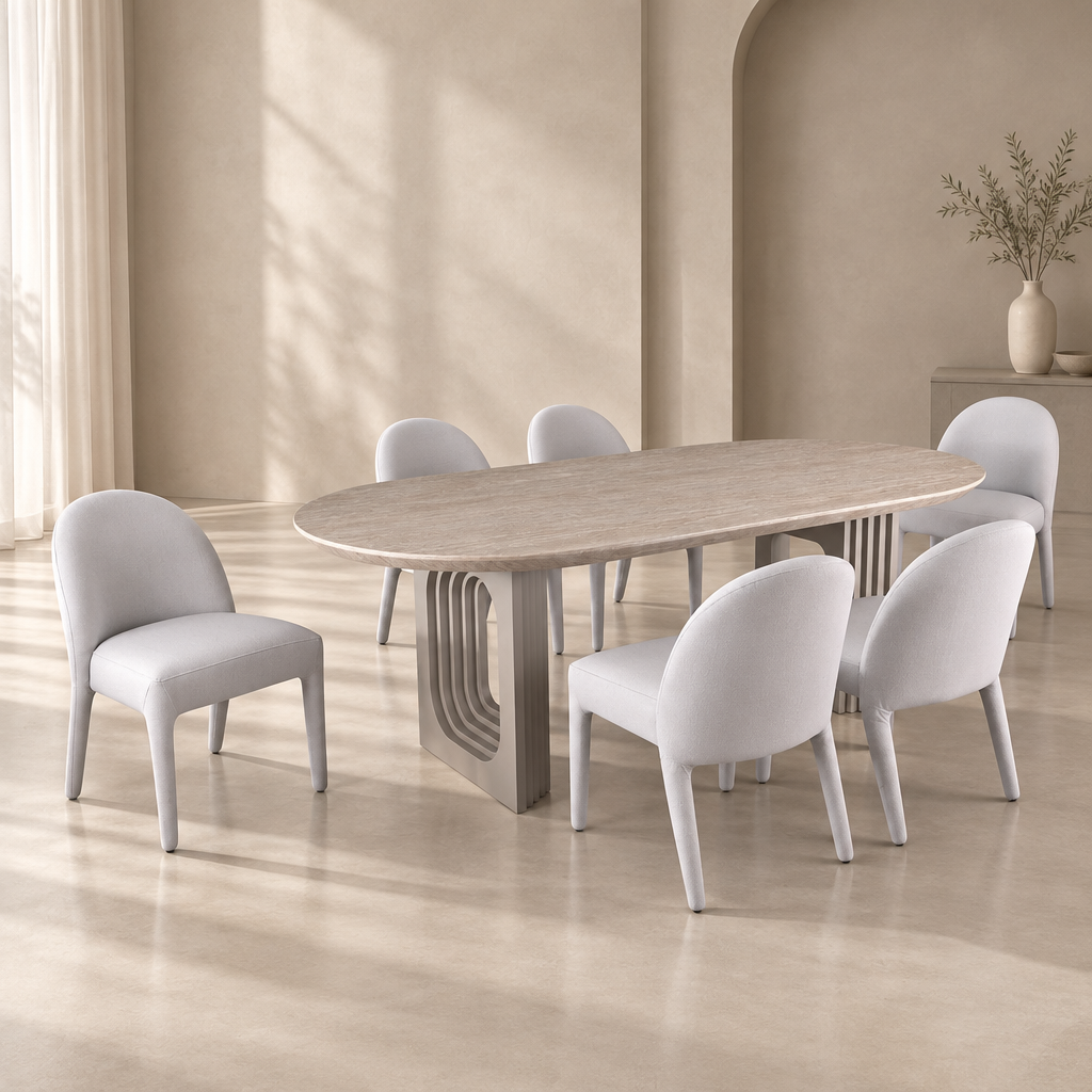 Ensemble de salle à manger Dafne 7 pièces