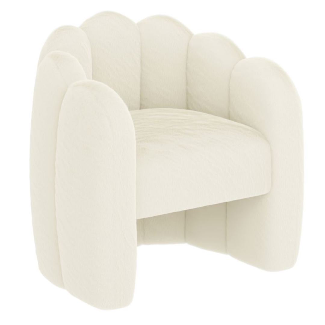 Pandora Accent Chair in Ivory