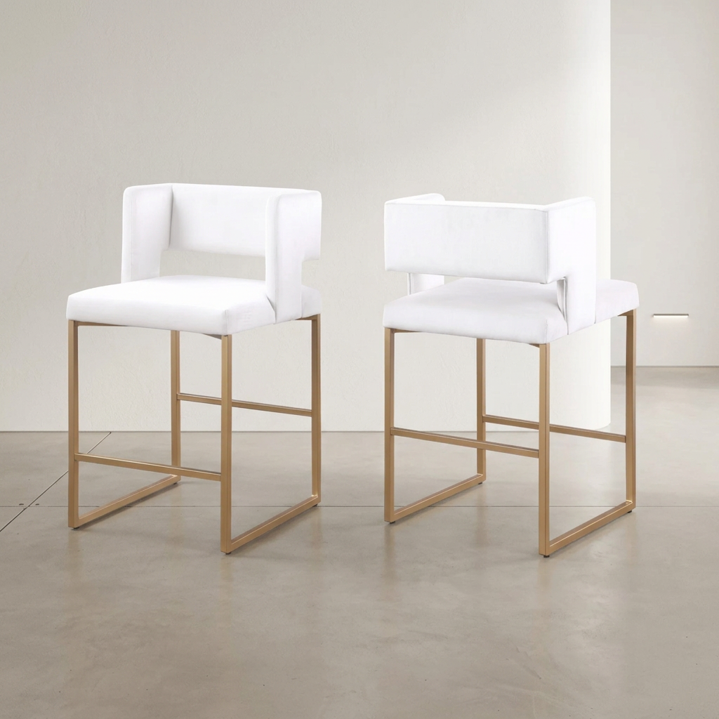 Tabouret de bar Anthony - Lot de 2