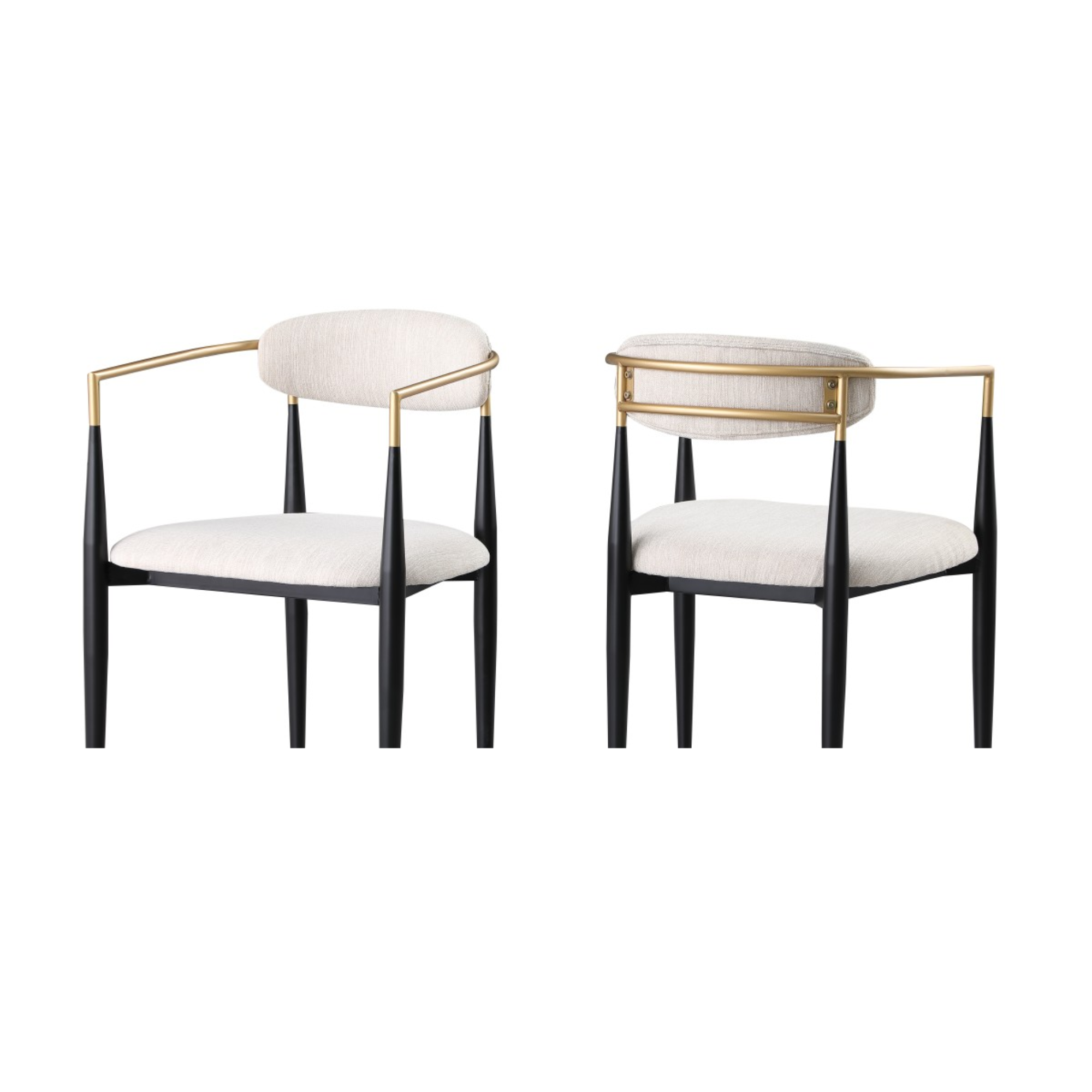 Chaise de salle à manger Mykos - Lot de 2