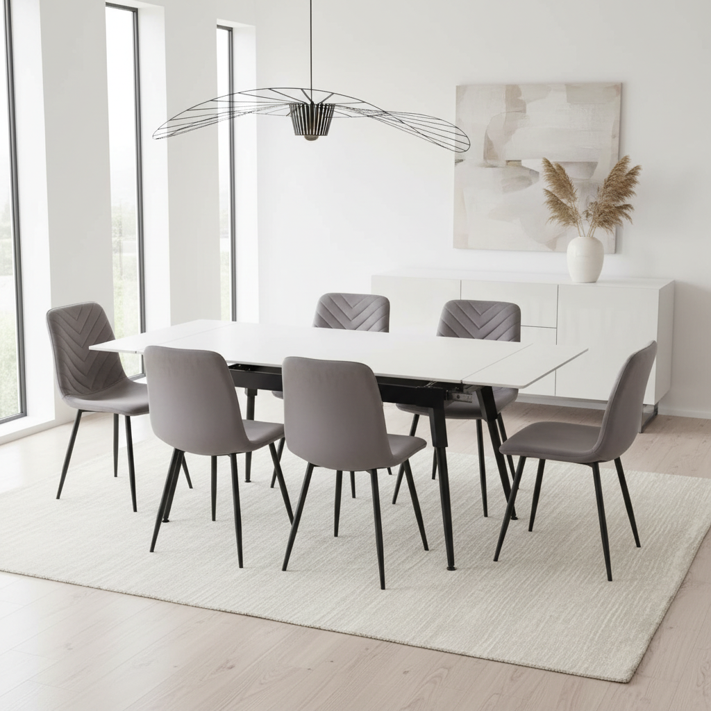 7Pc Dining Set T-1818 C-1817