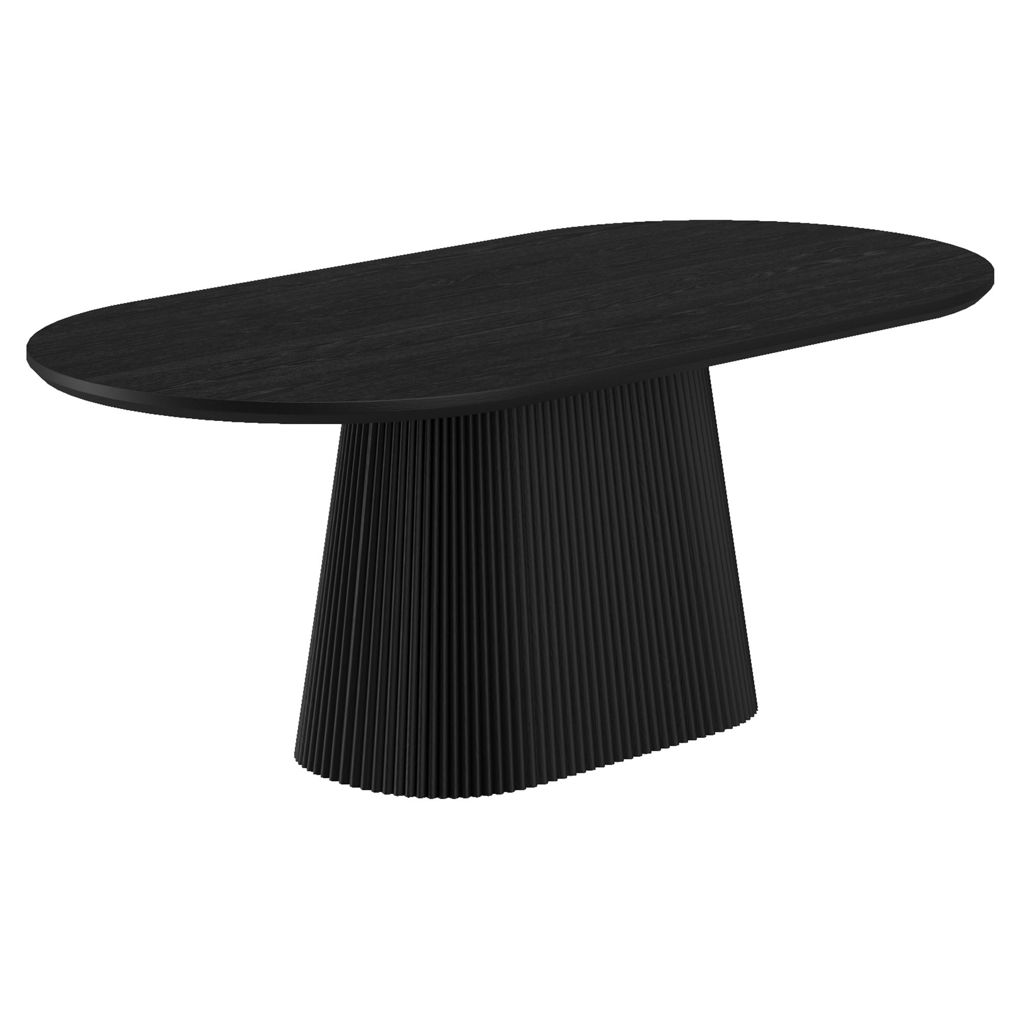 Tovas x Amara Dining Set — Charcoal Chairs