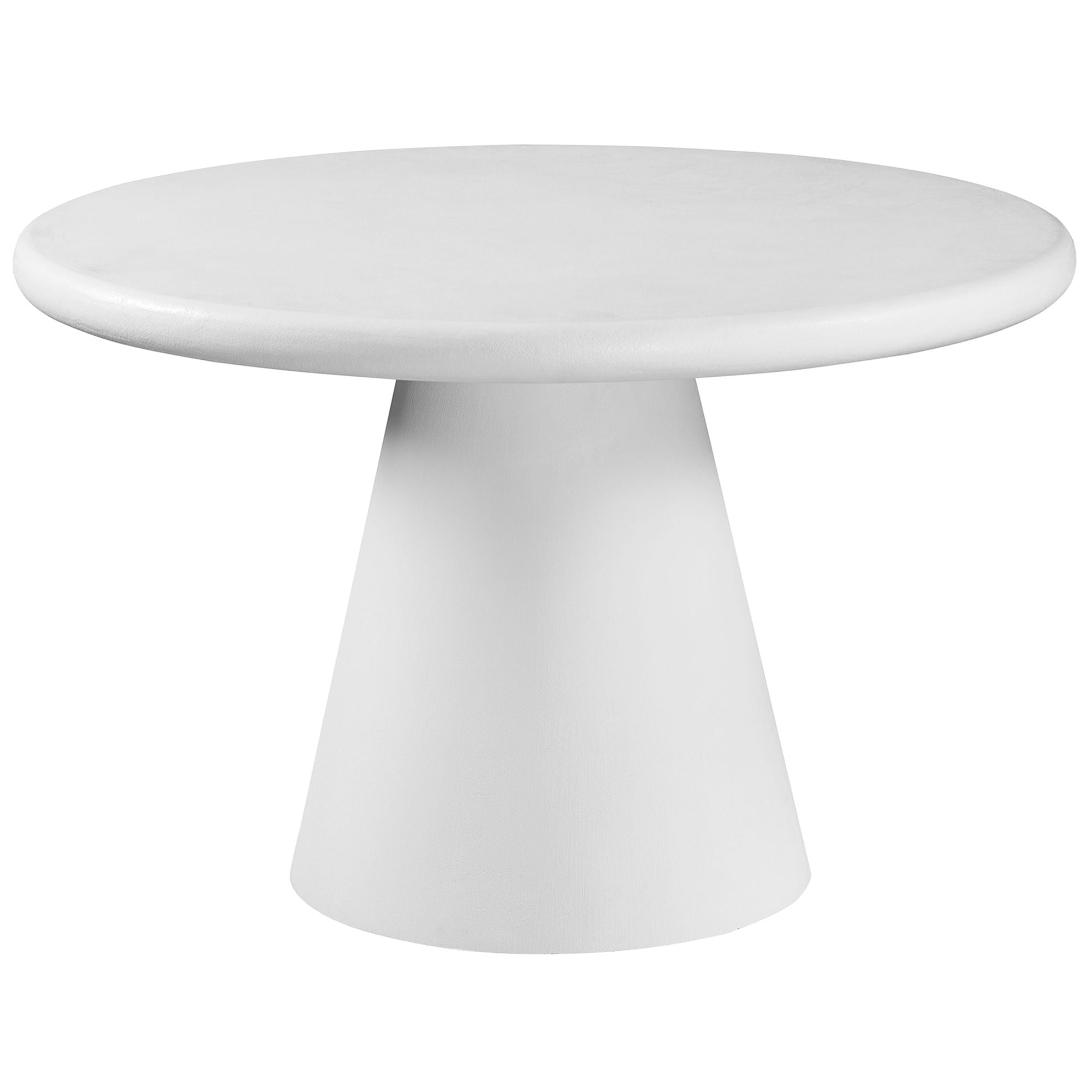 Galio Round Dining Table in White