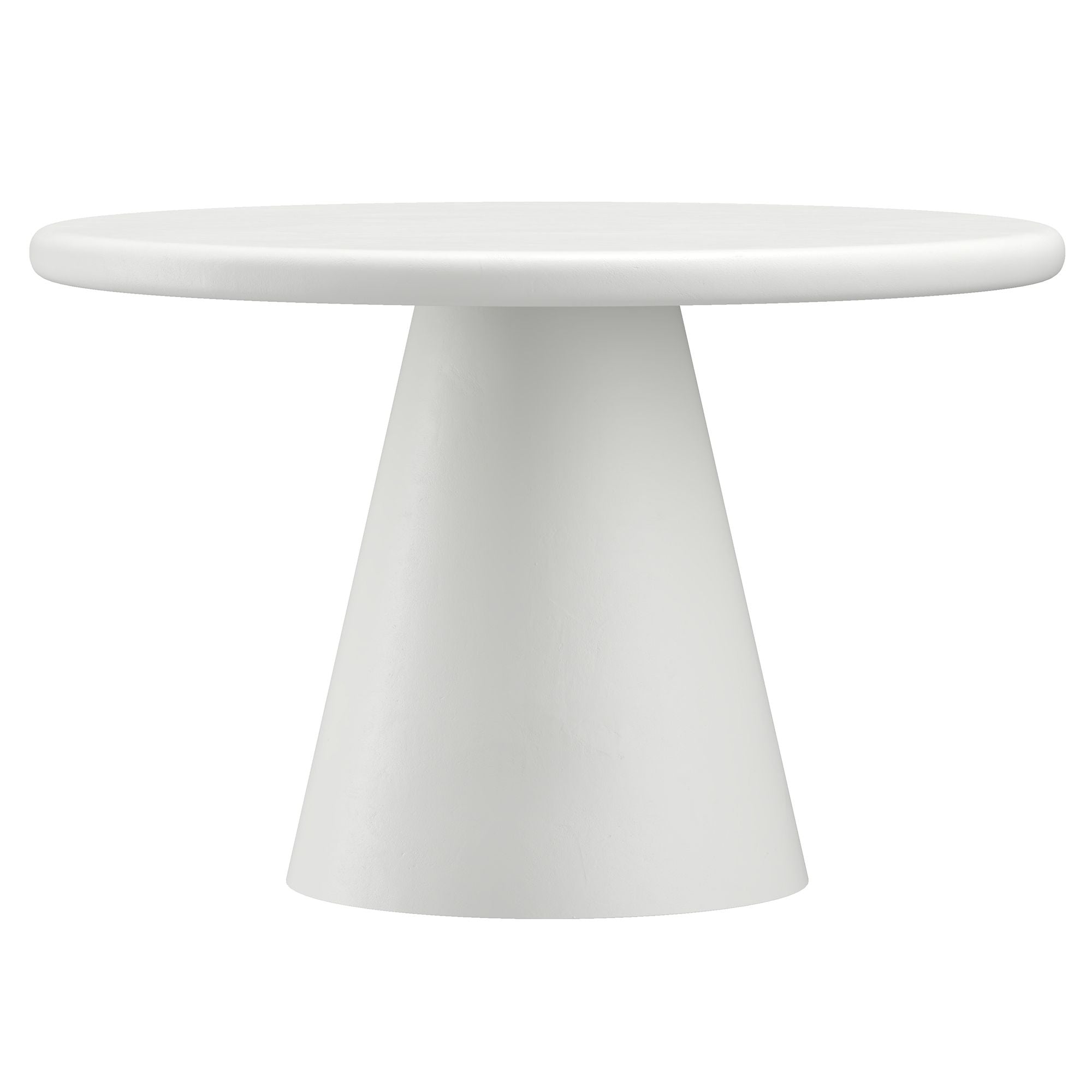 Galio Round Dining Table in White