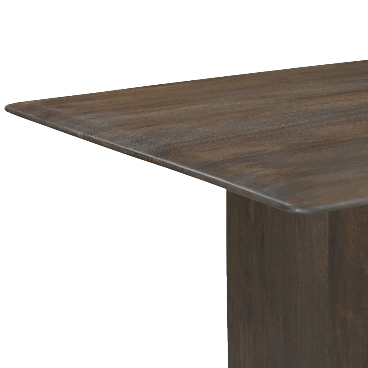 Bazul Rectangular Dining Table, 78" in Mocha