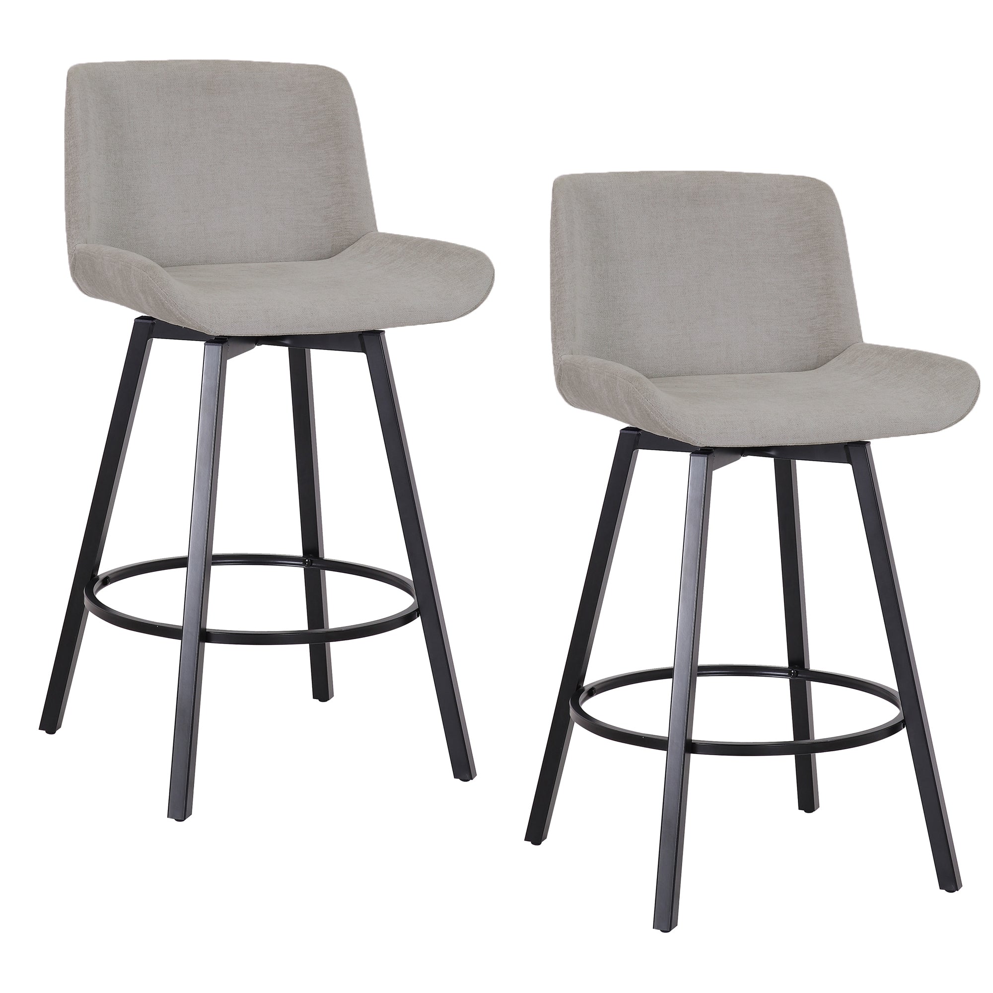 Fern-26'' Tabouret de bar, ensemble de 2