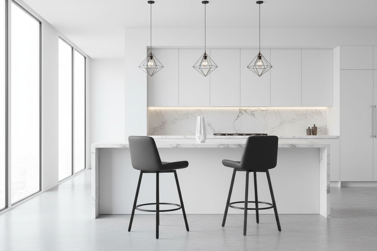 Fern-26'' Tabouret de bar, ensemble de 2