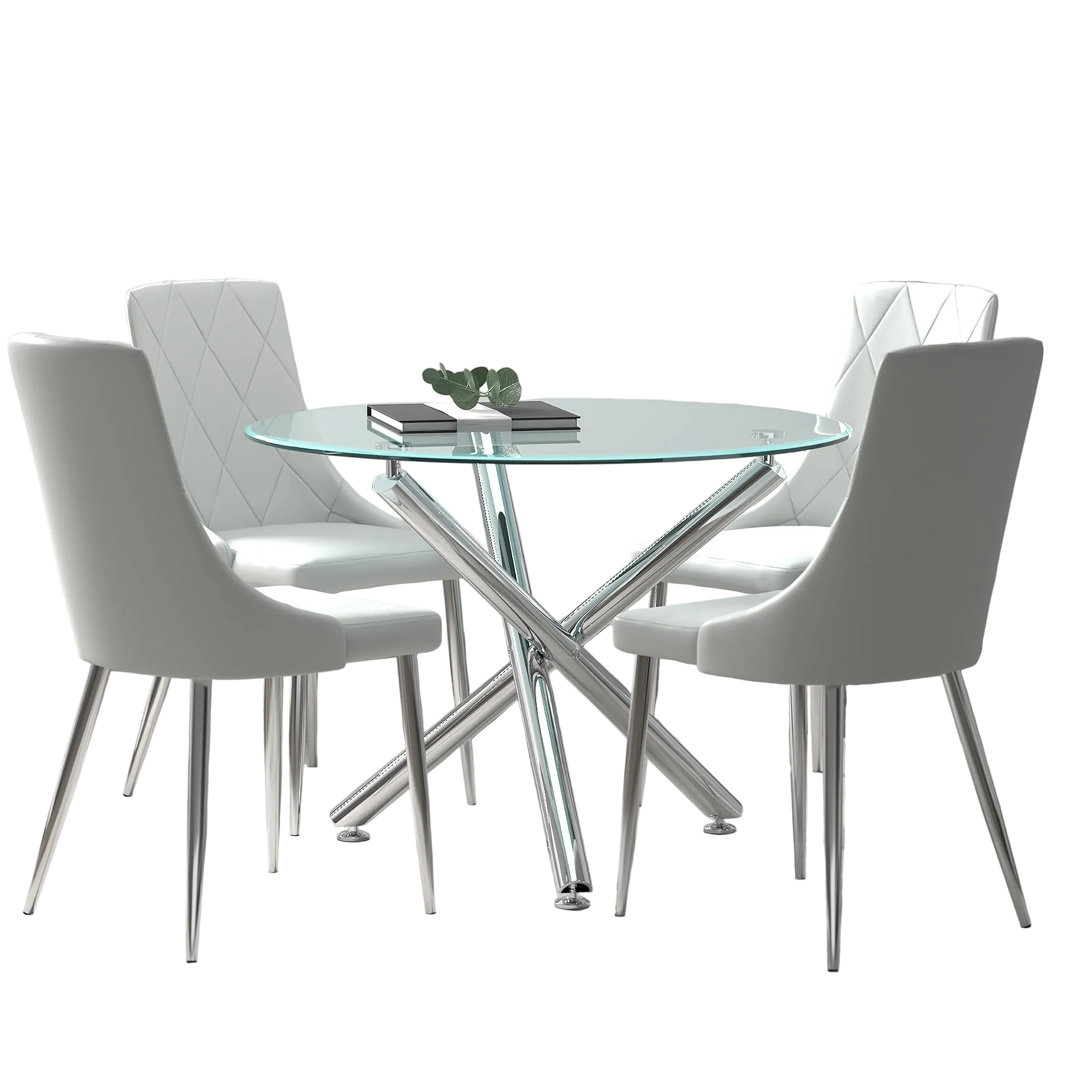 Solara Ii Devo Bk-5Pc Dining Set