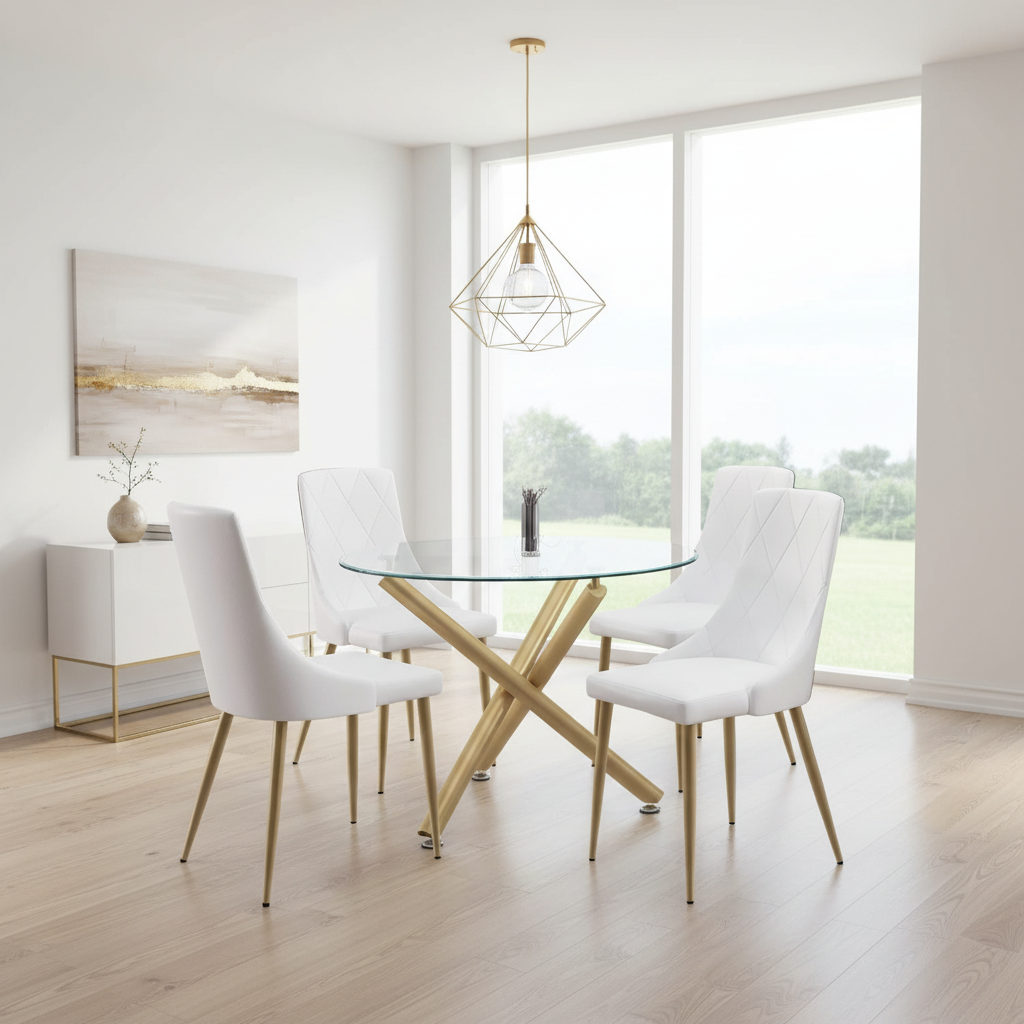 Ensemble de salle à manger Carmilla Antoine Wt-5Pc