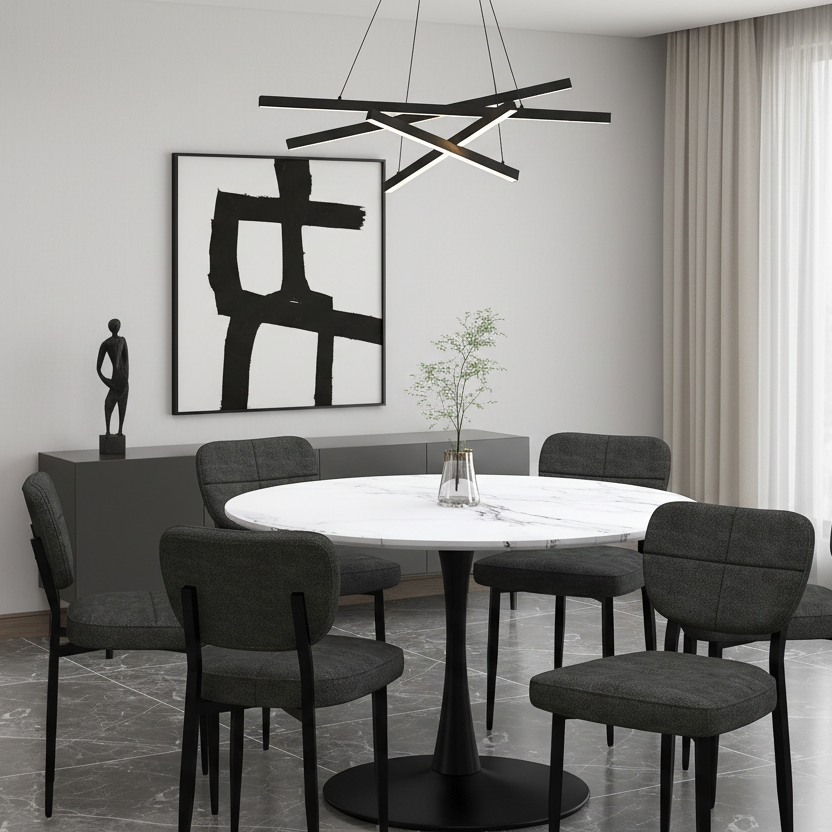 Ensemble de salle à manger Zilo Grand Bk Zeke Ch-7 pièces