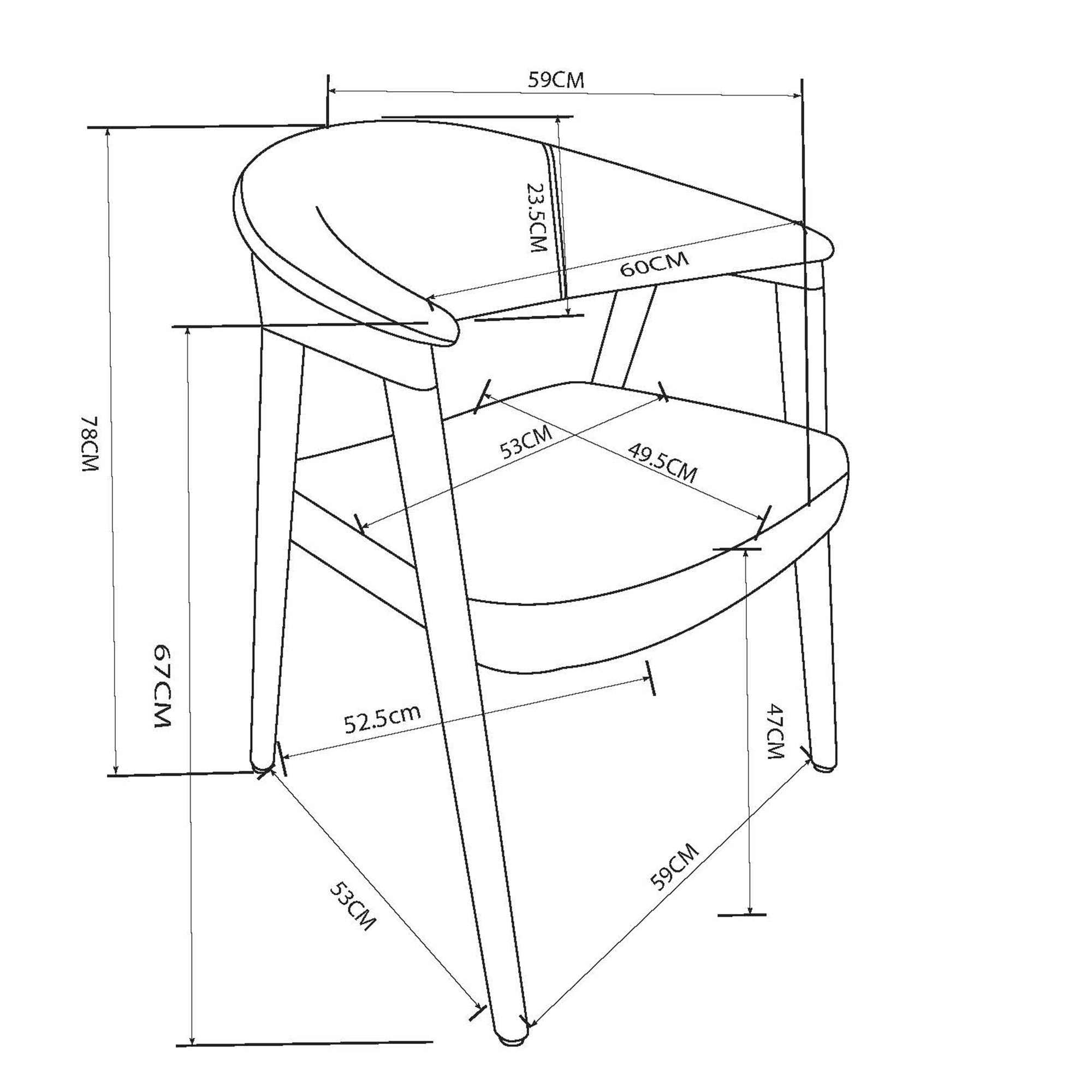Ensemble de salle à manger 7 pièces Tovas/Bexley - Table ovale noire avec chaise champignon