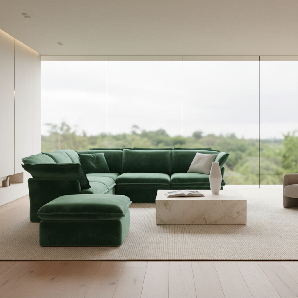 Canapé Sky Classic en lin nuage