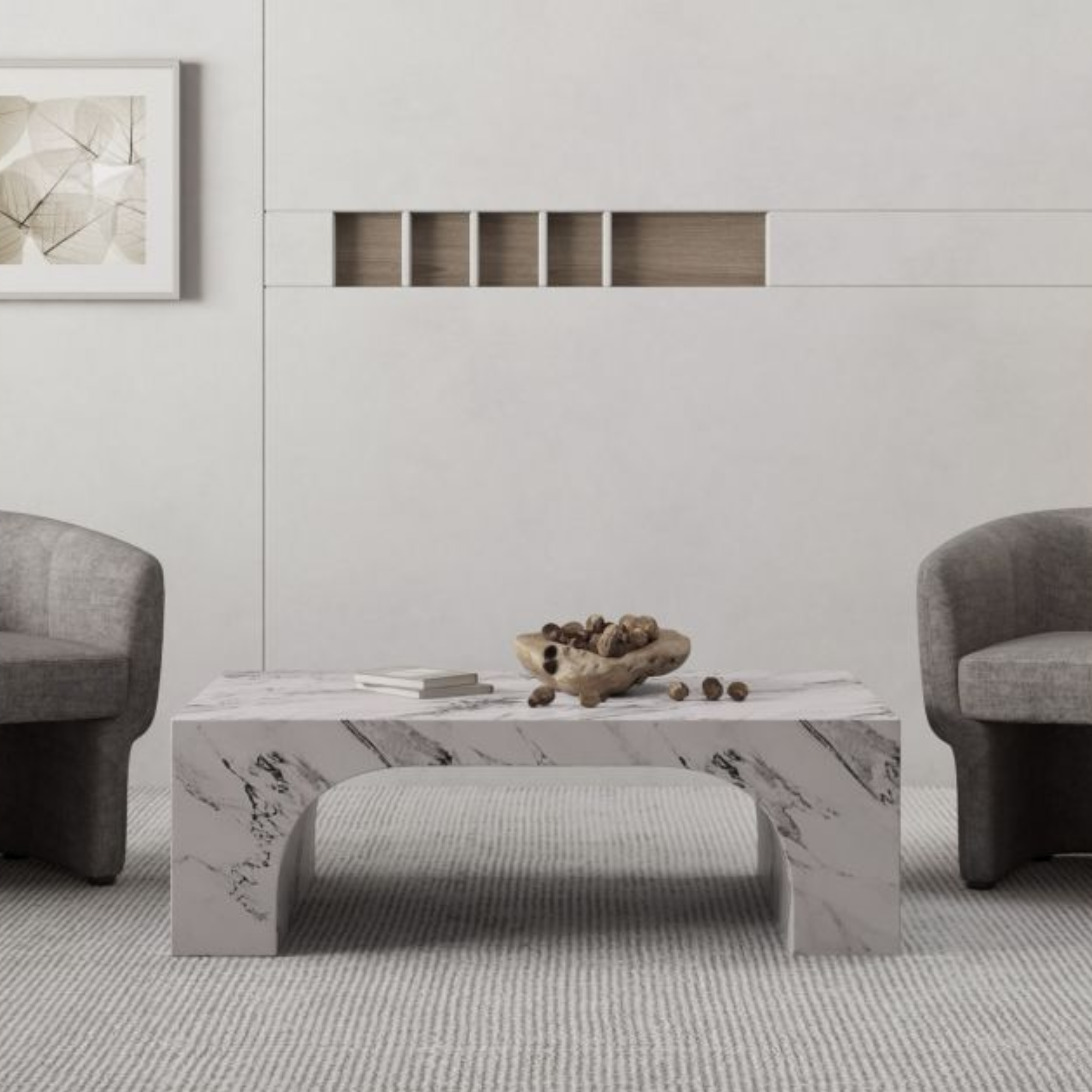 Table basse rectangulaire Atticus Contract Grade