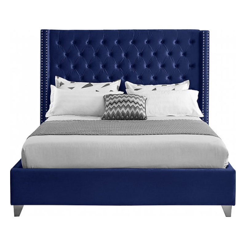 Lit à oreilles IF-5891 avec capitonnage profond à boutons