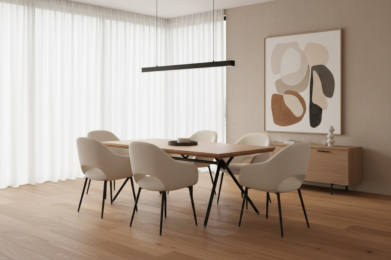 Bronx Rectangular Dining Table in Natural