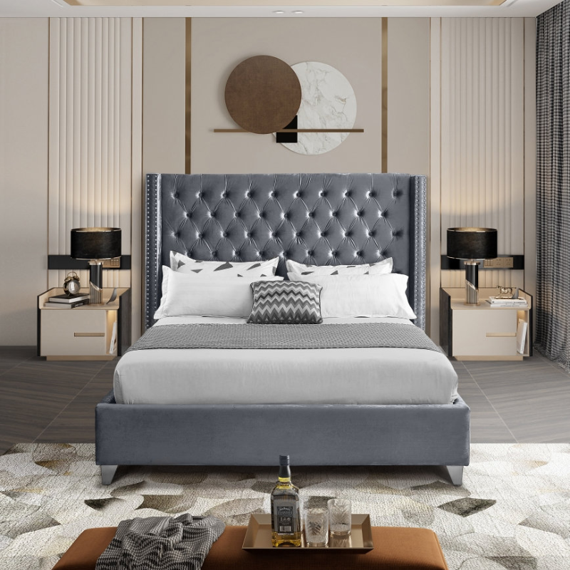 Lit de style contemporain IF-5890