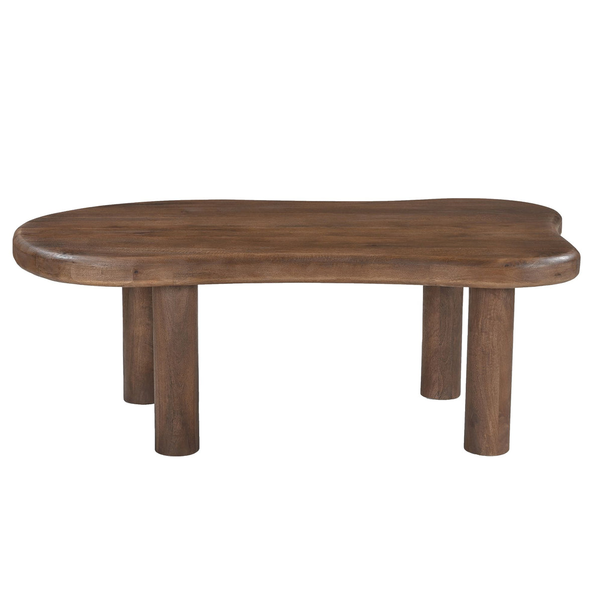Zaloa Organic Coffee Table in Dark Walnut