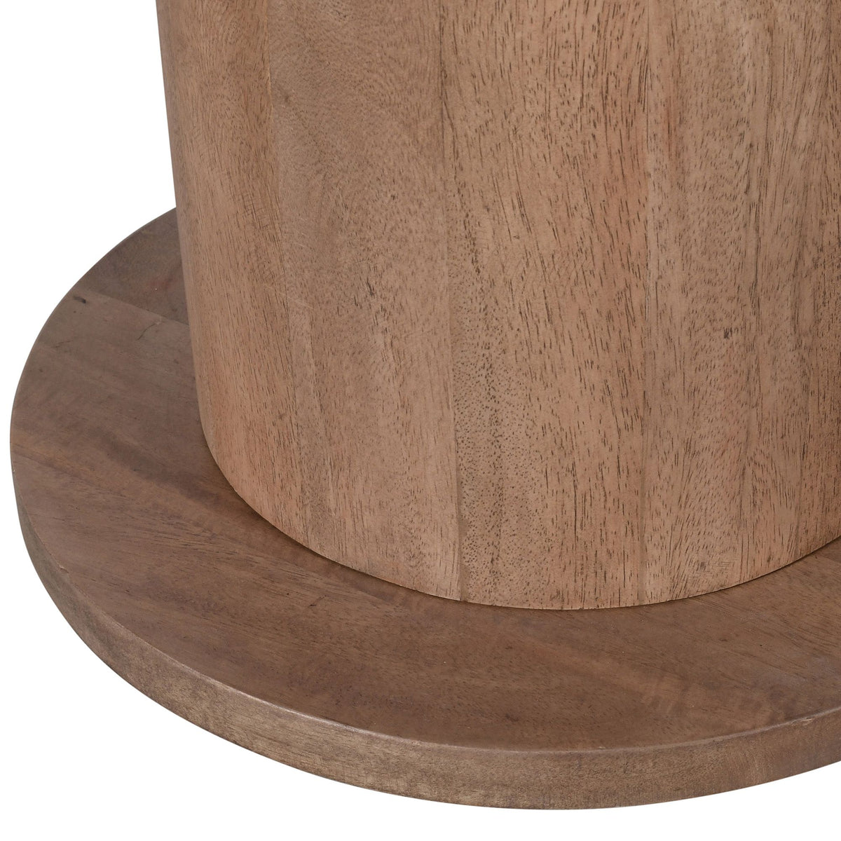 Martina Round Coffee Table in Walnut