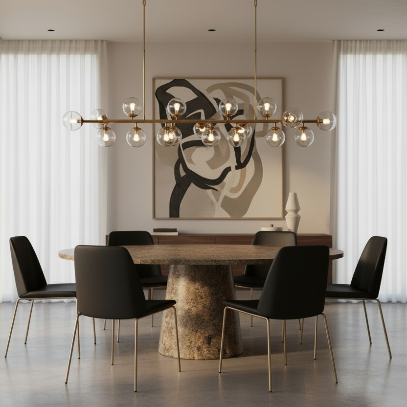 Godiva Round Pedestal Table