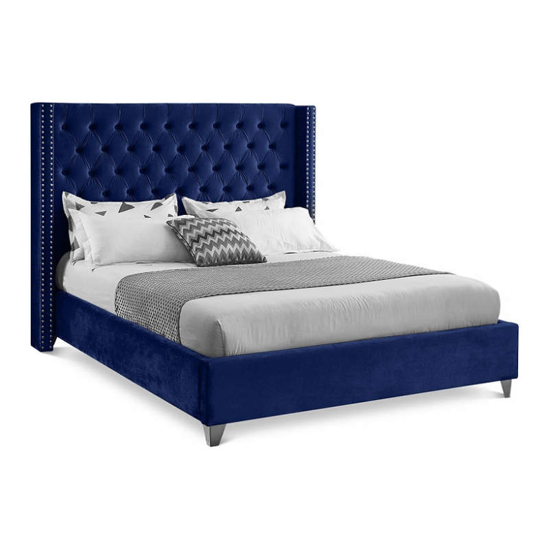 IF-5891 Wing Bed with Deep Button Tufting