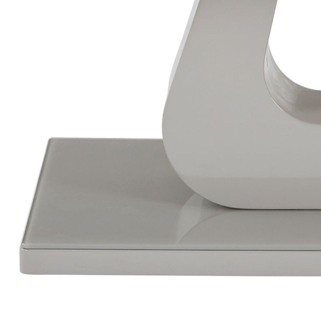 Table basse rectangulaire Corvus en gris chaud