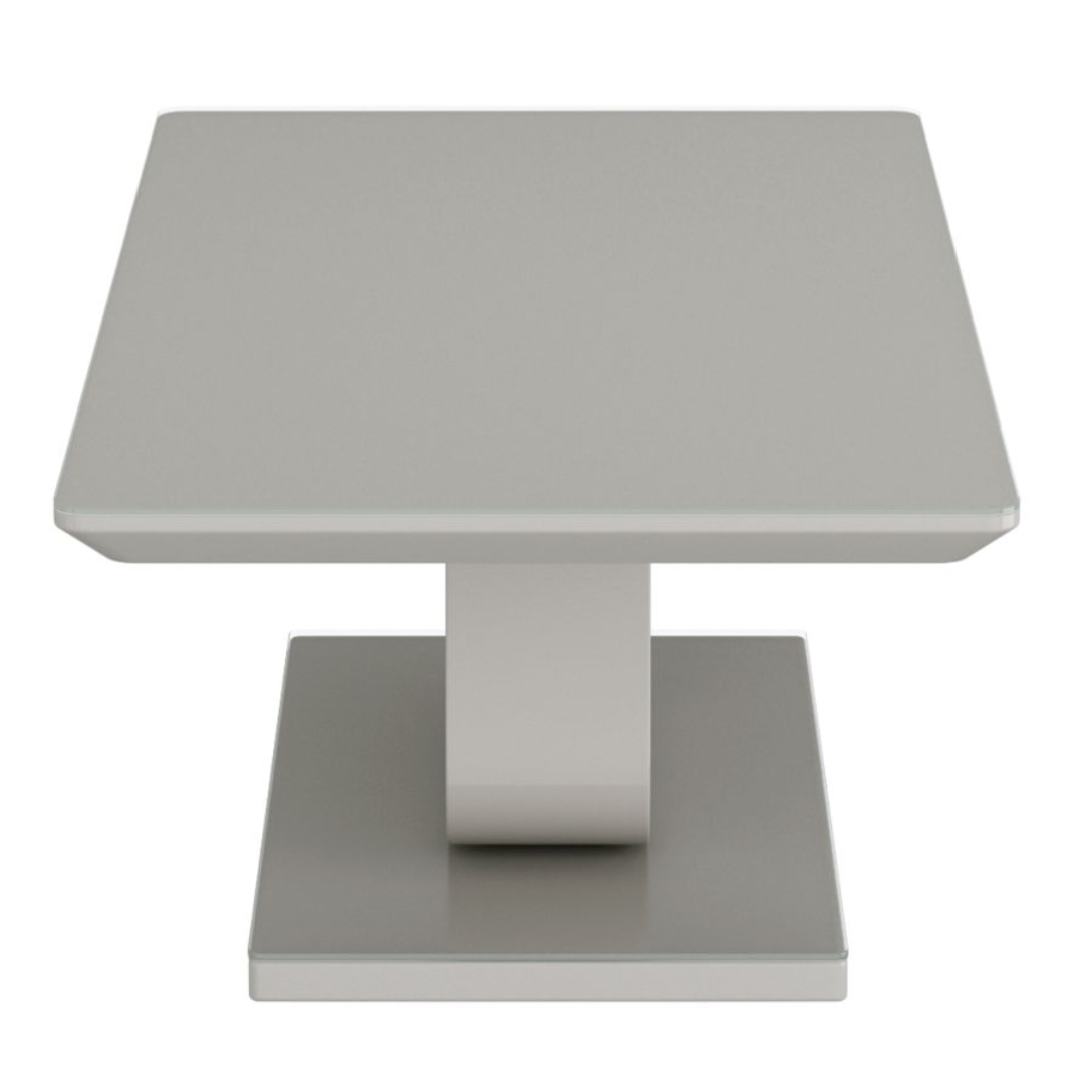 Table basse rectangulaire Corvus en gris chaud