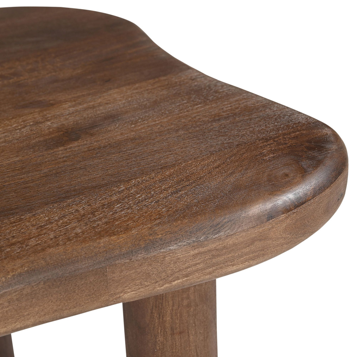Zaloa Organic Accent Table in Dark Walnut