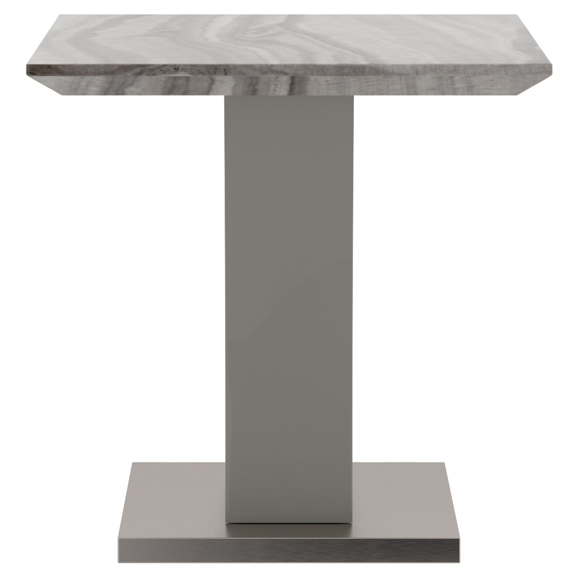 Table d'appoint Napoli en gris clair