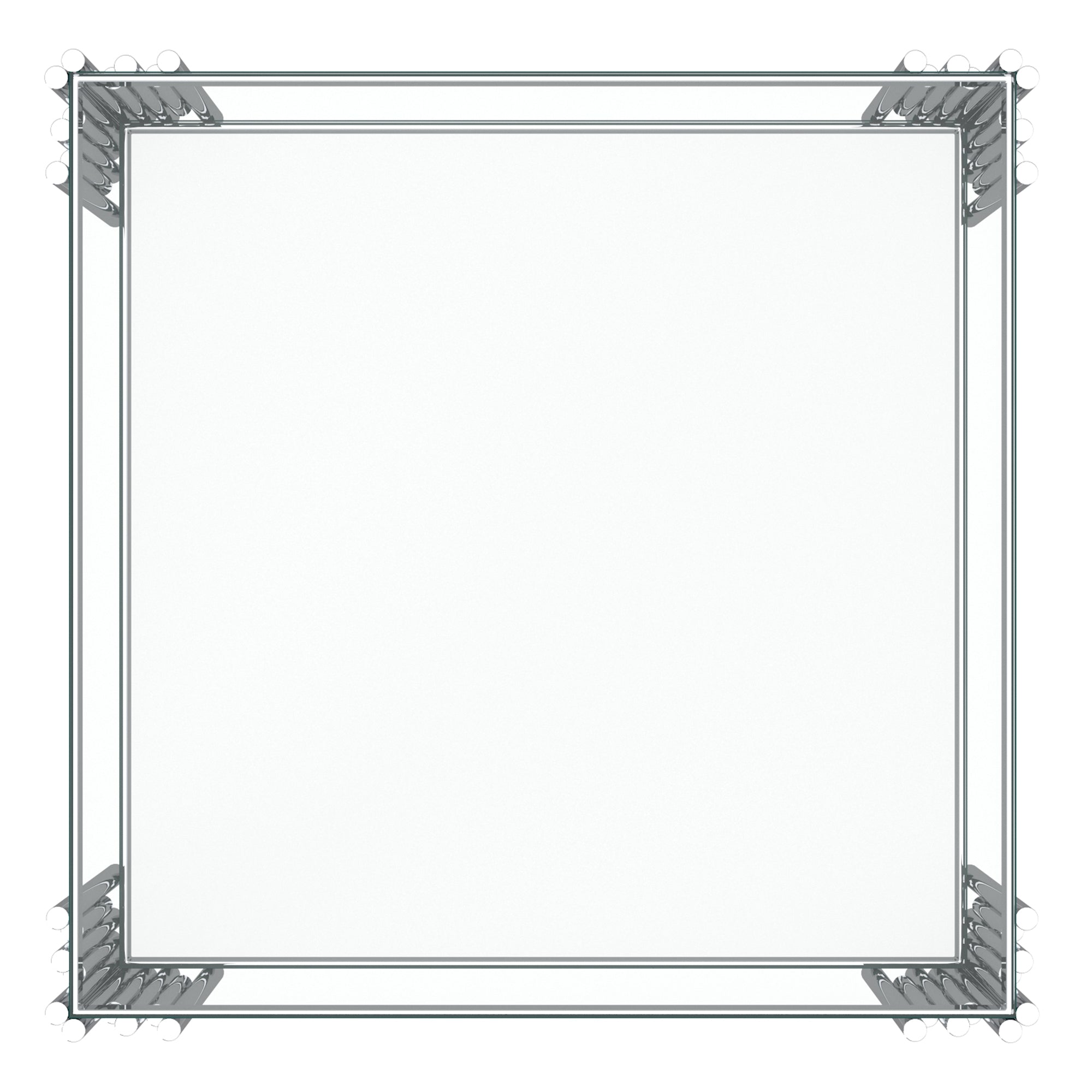 Grande table d'appoint Estrel en argent