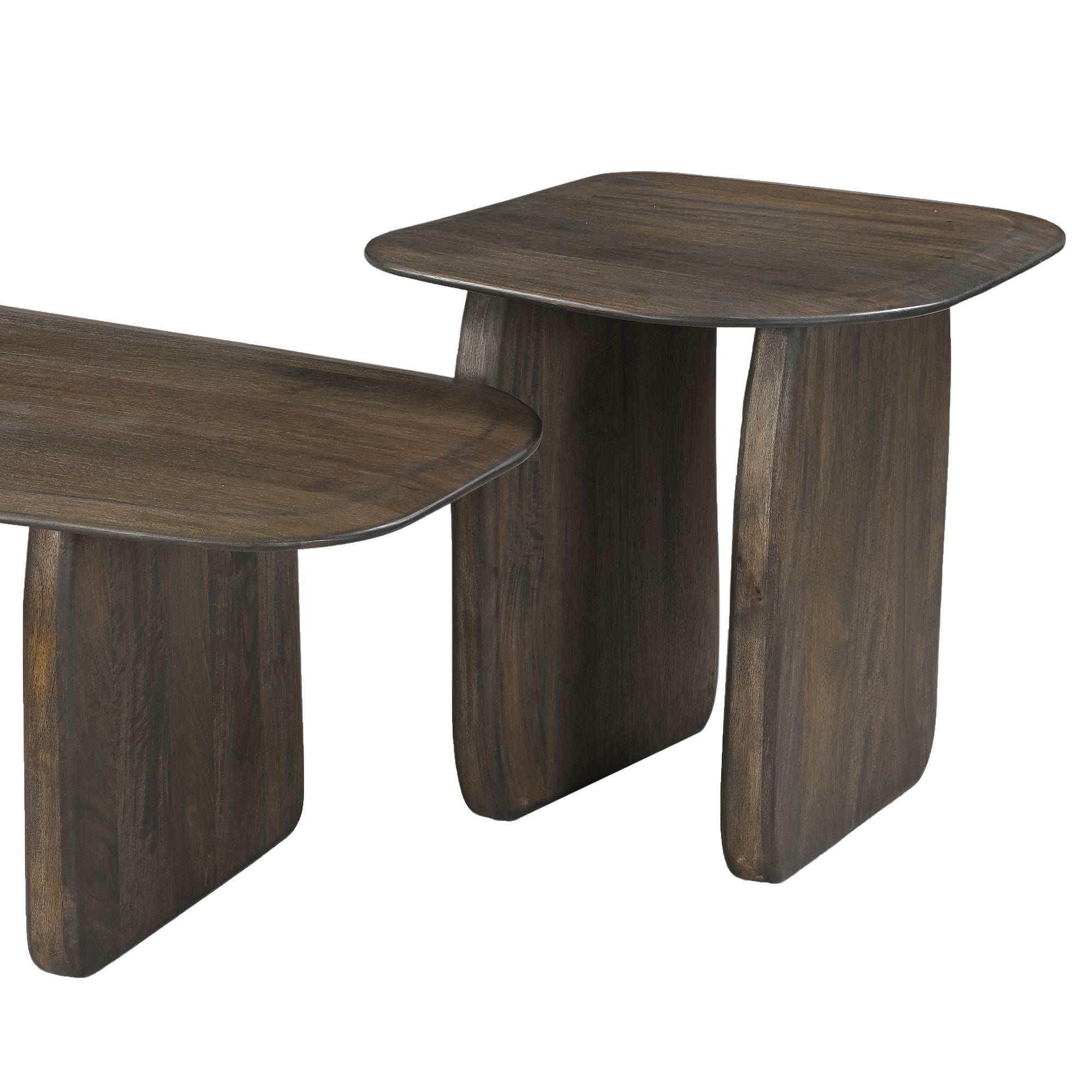 Table d'appoint Bazul Organic couleur moka