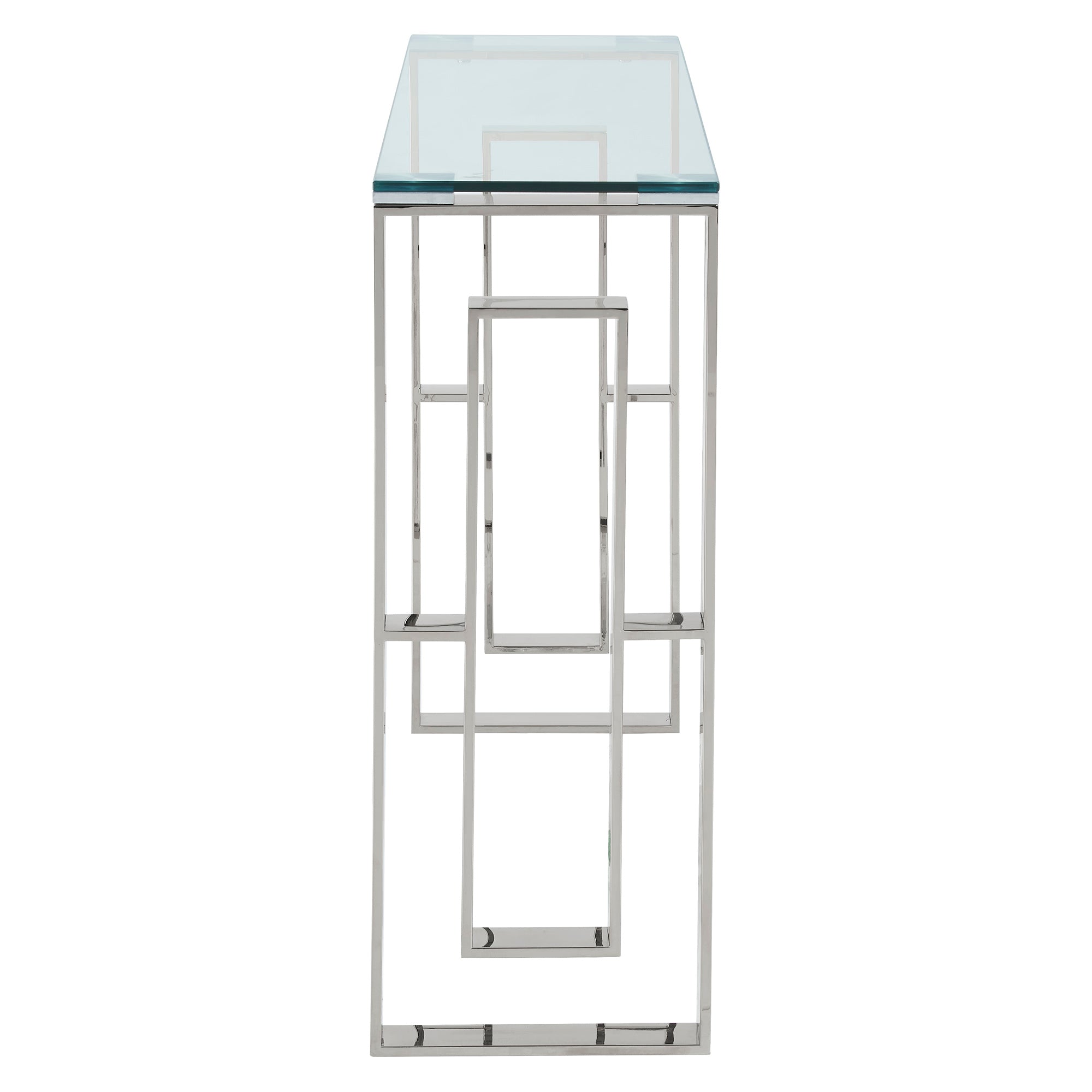 Eros Console/Desk in Silver