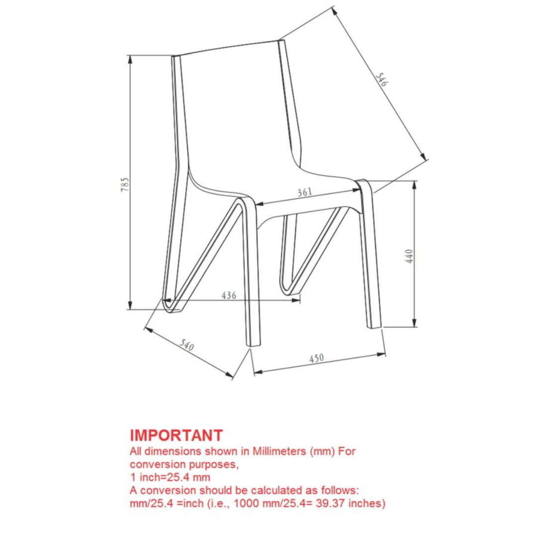 Chaise Soren Contract Grade, lot de 2, noir