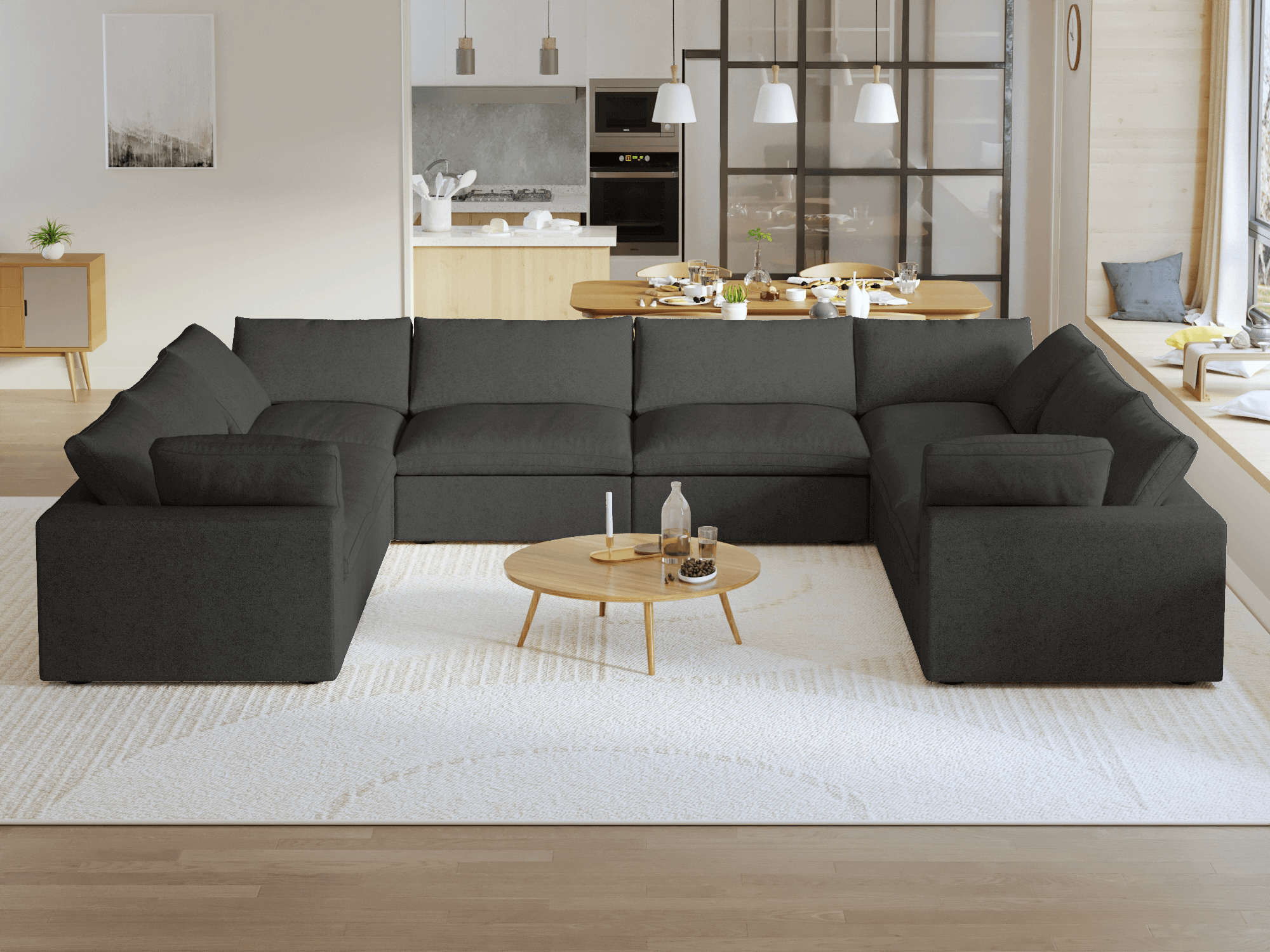 Zen Sky Cloud Sectional Sofa