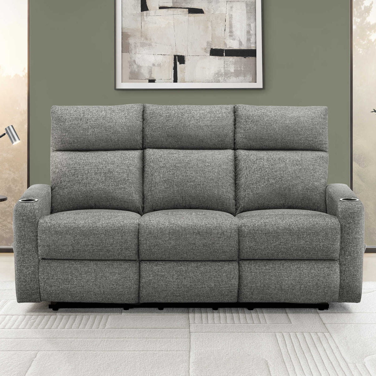 70" RECLINING SOFA - 3 SEATER