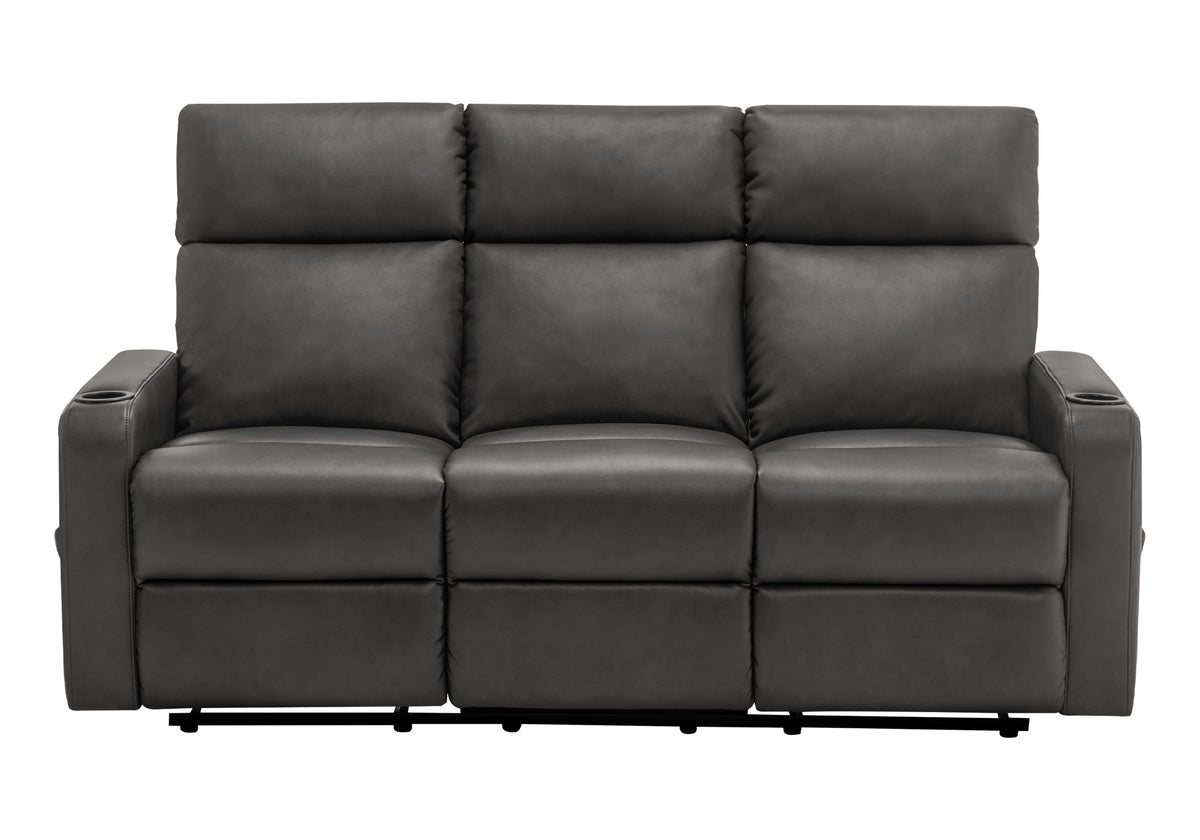 70" RECLINING SOFA - 3 SEATER