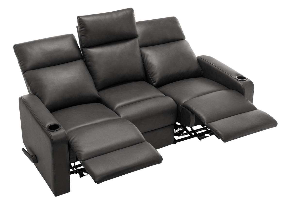 70" RECLINING SOFA - 3 SEATER