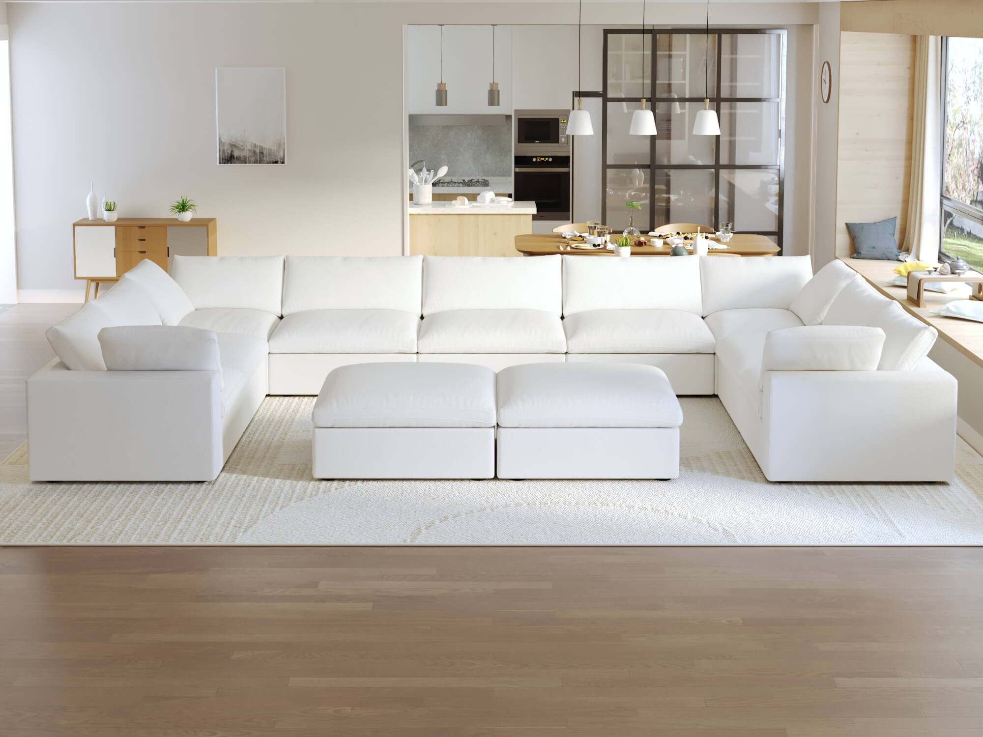 Zen Sky Cloud Sectional Sofa