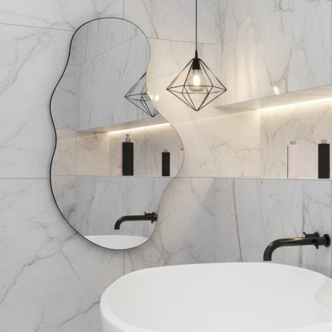 Mira Frameless Mirror 60"