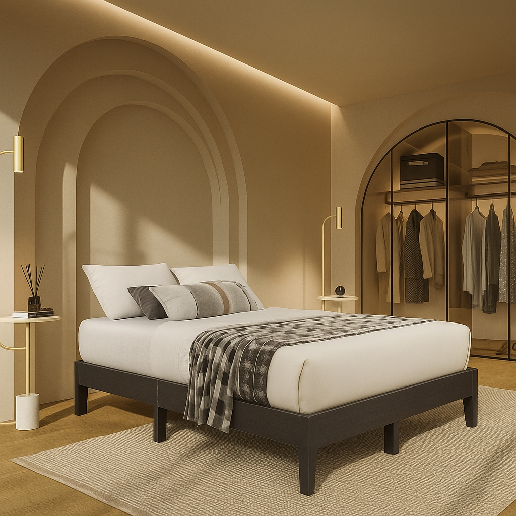 Lit plateforme en bois IF-5345