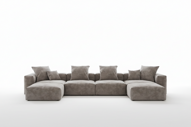 Inovo Modular Corduroy Sectional Sofa
