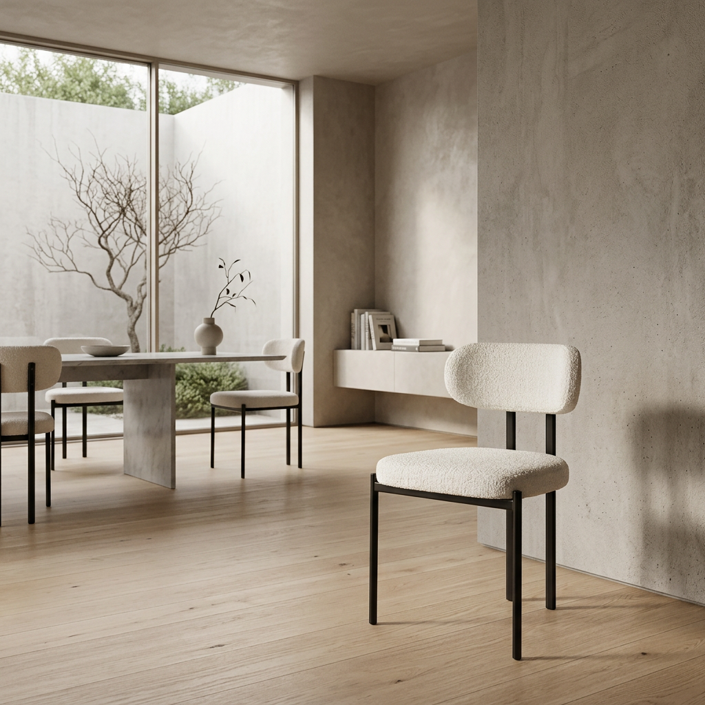 Otis Dining Chair GY-DC-8557 GF04-2 cream fabric