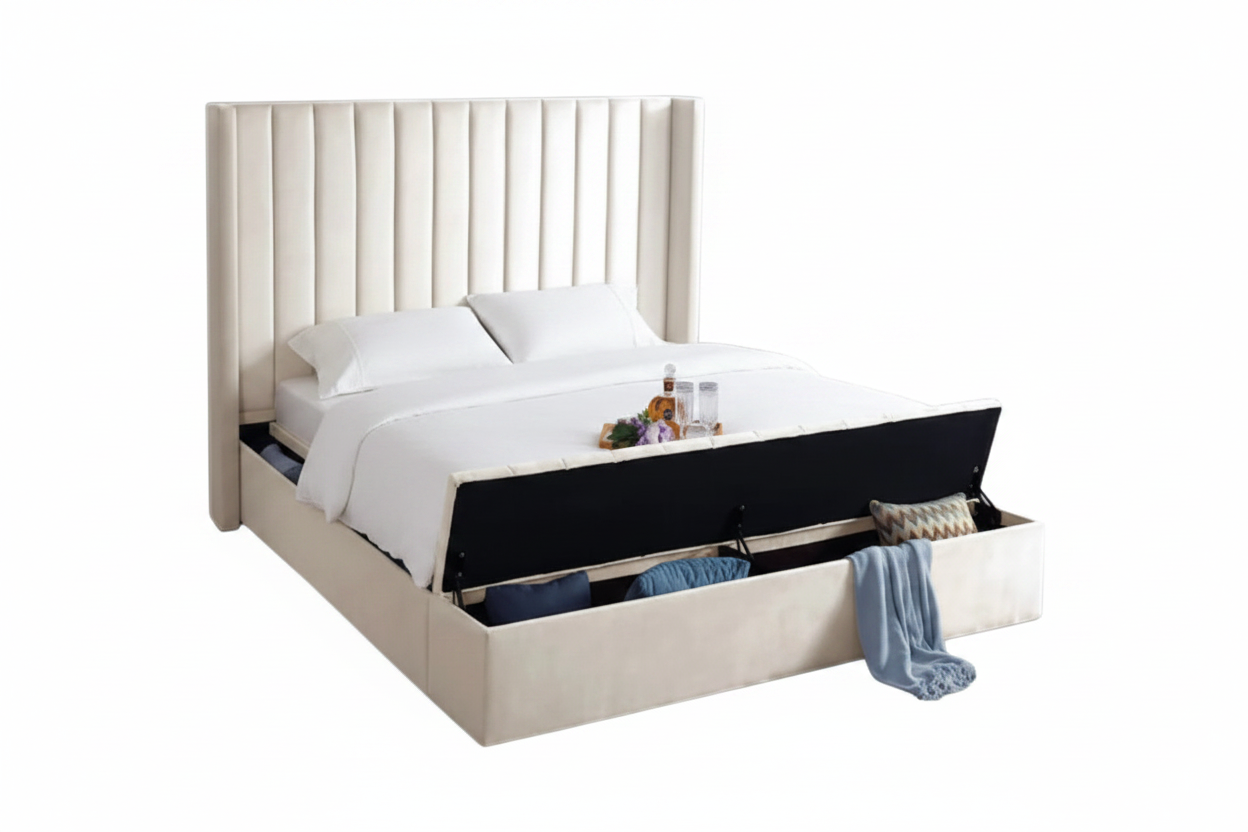 IF-5723 Creme Queen Bed