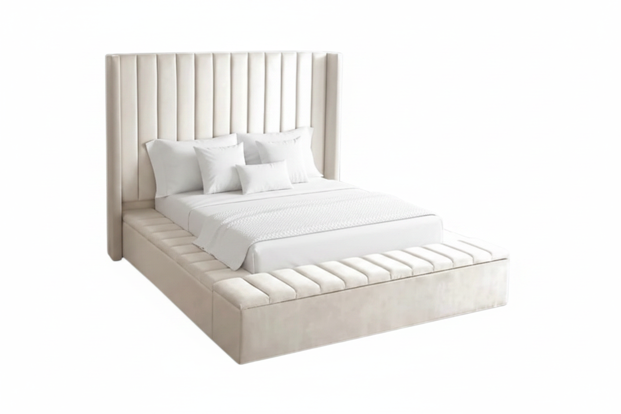 IF-5723 Creme Queen Bed