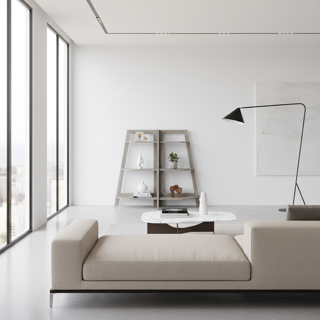 BIBLIOTHÈQUE - 48"H / ETAGERE ACCENT ESPRESSO