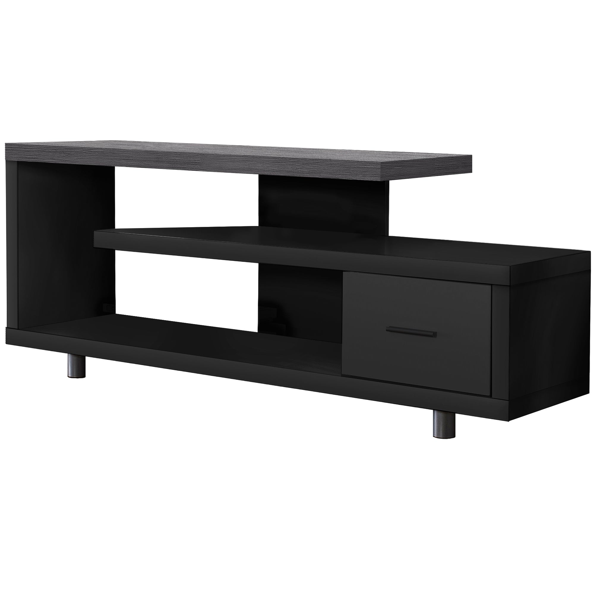 TV STAND - 60"L / ESPRESSO WITH 1 DRAWER
